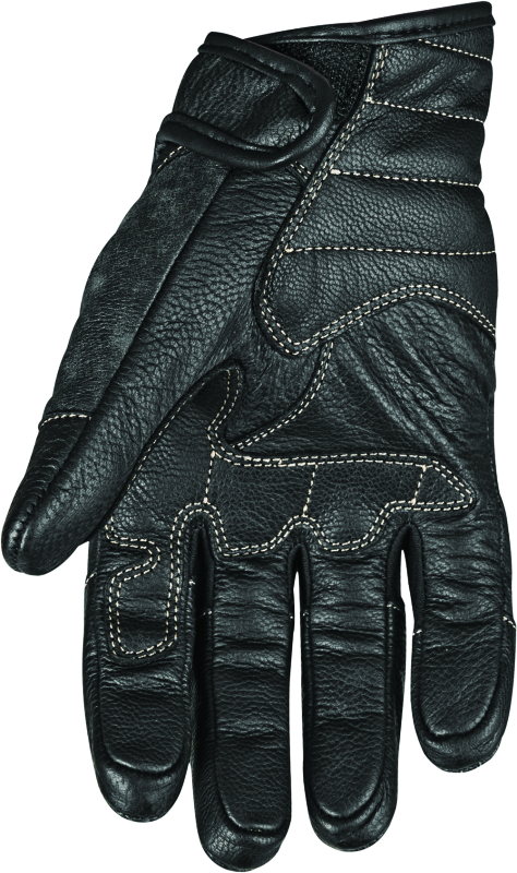 Speed and Strength Rust and Redemption Leather Gloves Black - Small