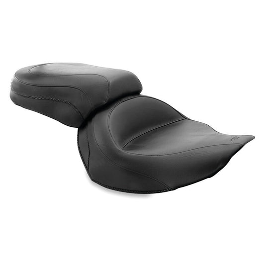 Mustang 06-15 Yamaha Roadliner & Stratoliner Wide Touring Passenger Seat - Black