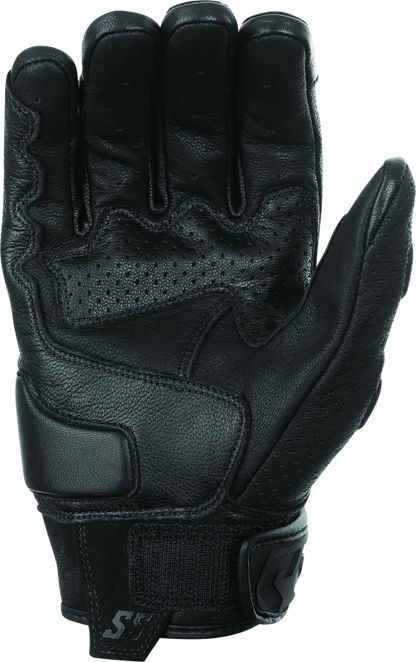 Speed and Strength Twist of Fate Leather Gloves Black - Small