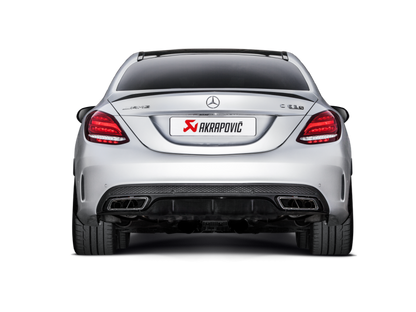 Akrapovic 15-17 AMG C63 Estate Evolution Line Cat Back (Titanium) w/ Carbon Tips (Req. Link Pipe)