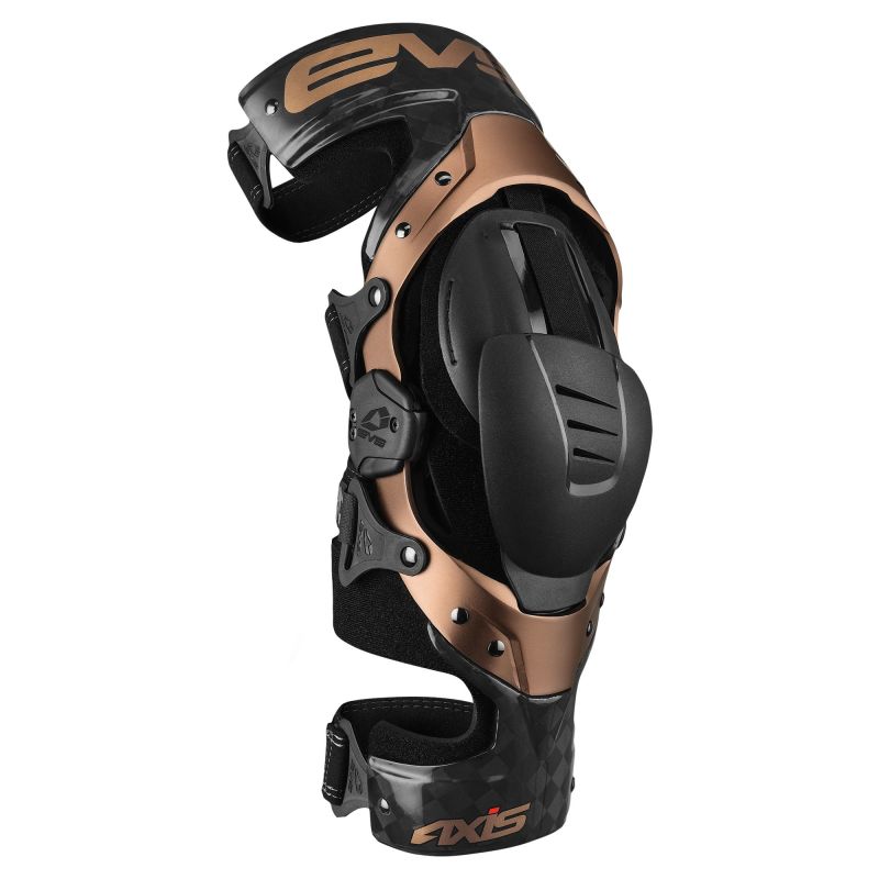 EVS Axis Pro Knee Brace Black/Copper - Small/Right