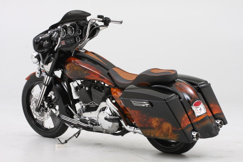 National Cycle 96-13 Harley FLHT/FLHX/FLHTK/SE Touring/ Tri-Glide Wave Low Windshield - Dark Tint