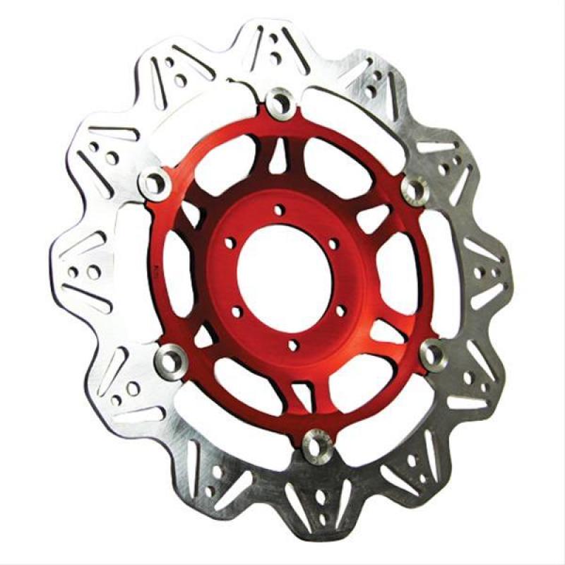 EBC 2003 Suzuki GSX-R 1000 K3 Front Left/Right Vee Floating Red Rotor