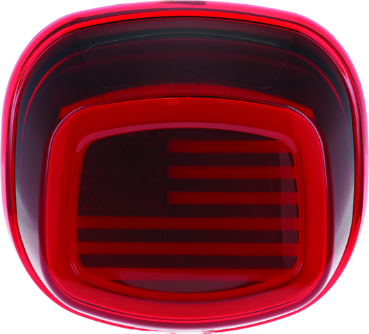 Kuryakyn Freedom Taillight Red Lens Without License Light