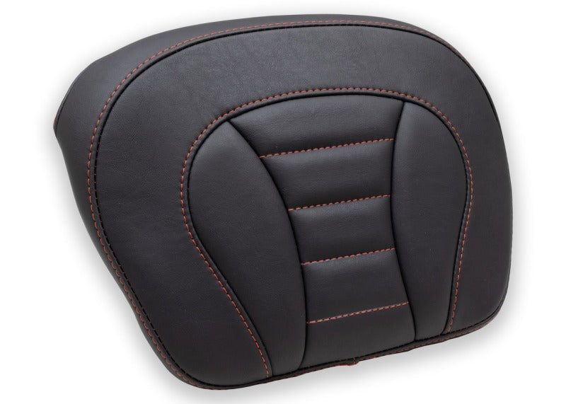 Mustang 08-21 Harley FL Touring Accessories Tour-Pak Pad w/Red Stitch - Black