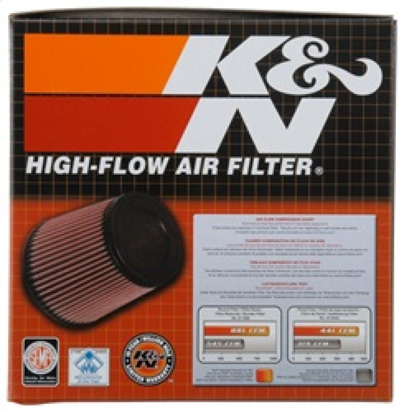 K&N Universal Clamp-On Air Filter 2-1/8in Flange 4x3in-B 3x2in-T 4in-L