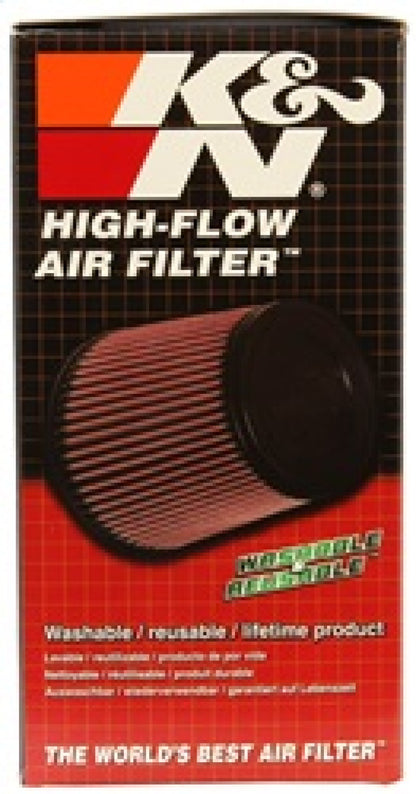 K&N Filter Universal Rubber Filter Oval Tapered 4in Base O/S L x 3.5in Top O/S L x 2.75in H