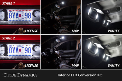 Diode Dynamics 17-20 d F-150 Raptor Interior LED Kit Cool White Stage 2