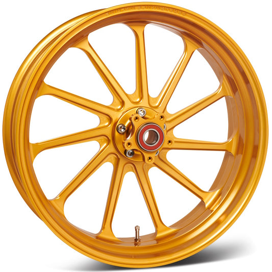 Performance Machine 18x5.5 Forged Wheel Assault  11 Spoke Race Weight - Gold Ano