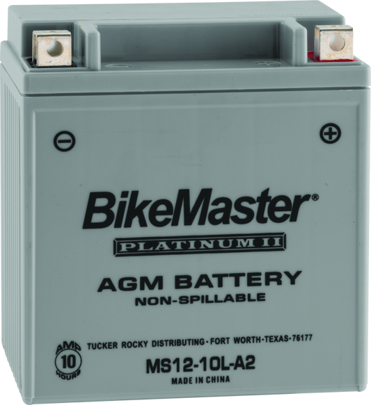 BikeMaster AGM Battery - MS12-10L-A2