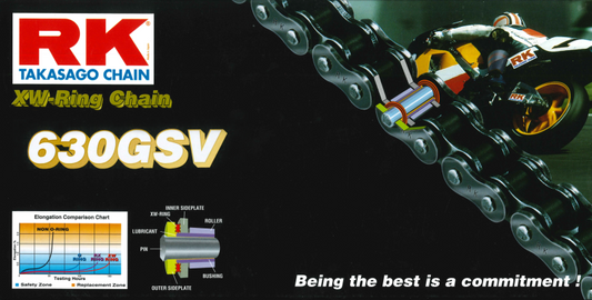 RK Chain 630GSV-90L XW-Ring - Natural