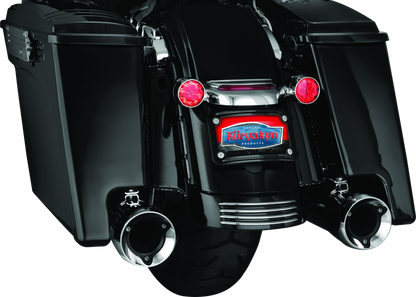 Kuryakyn Curved License Plate Mount Black