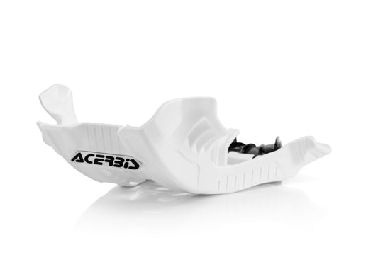 Acerbis 21-22 Fantic XE/XX125/ 06-23 Yamaha YZ125 Skid Plate - White/Black