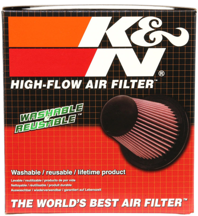 K&N 2-1/8in FLG O/S 4in X 3in 5in H OVAL (4 PER BOX) Universal Clamp-On Air Filter