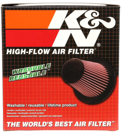 K&N 2-1/8in FLG O/S 4in X 3in 5in H OVAL (4 PER BOX) Universal Clamp-On Air Filter