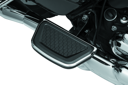 Kuryakyn Hex Passenger Board Inserts Chrome