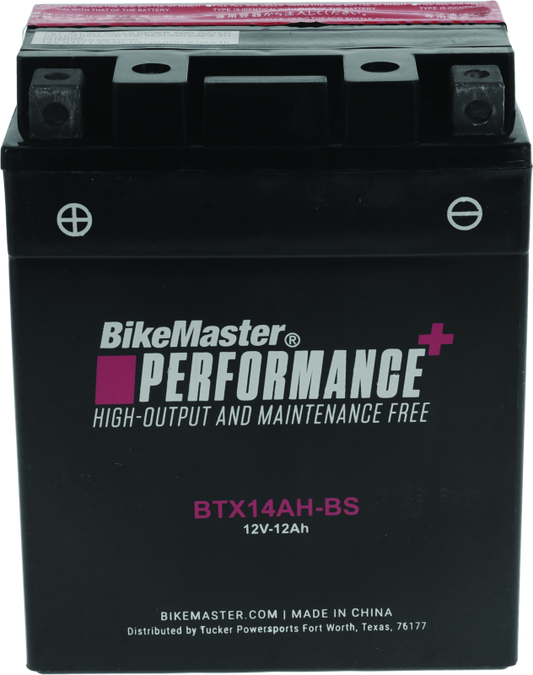 BikeMaster BTX14AH-BS Battery