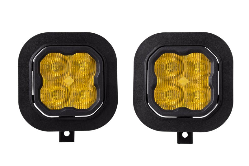 Diode Dynamics SS3 Type SD LED Fog Light Kit Sport - Yellow SAE Fog