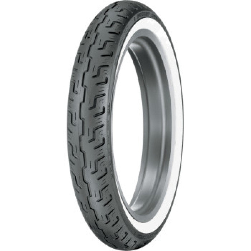 Dunlop D401 Front Tire - 100/90-19 M/C 57H TL - Wide Whitewall