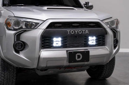 Diode Dynamics 14-23 Toyota 4Runner SS5 Stealth Grille LED 4-Pod Kit Sport - White Driving