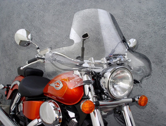 National Cycle 97-03 Honda VT750 Shadow Ace/ 87-04 VS600-1400 Intruder Plexifairing 2-Clear