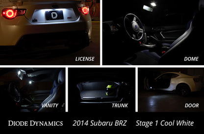 Diode Dynamics Subaru BRZ Interior Kit Stage 1 - Red