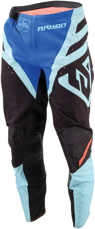 Answer 25 Arkon Nitrus Pants Blue/Black/Hyper Orange Size - 28