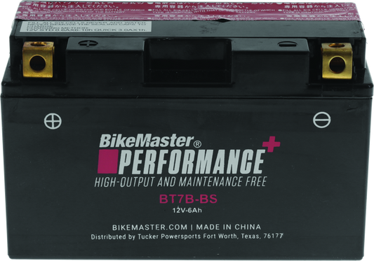 BikeMaster BT7B-BS Battery