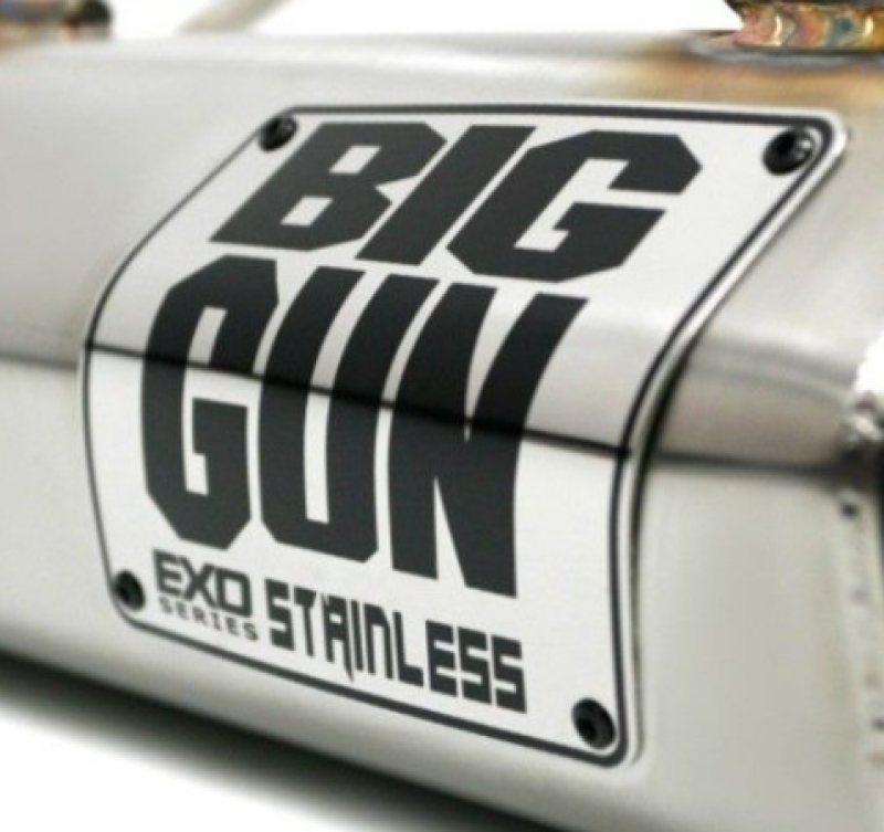 Big Gun EXO Stainless Muffler Badge Kit