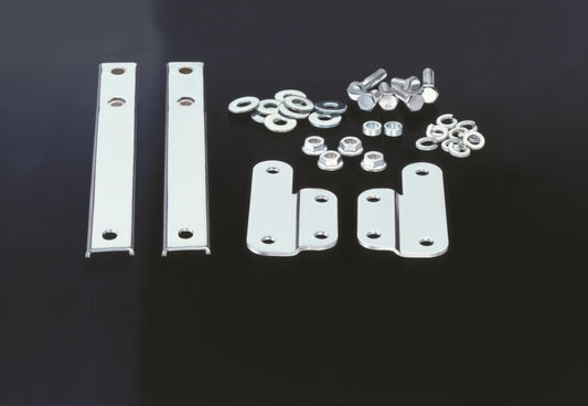 National Cycle 90-17 Harley Davidson FXS Softail Beaded Wide Mount Chrome Kit