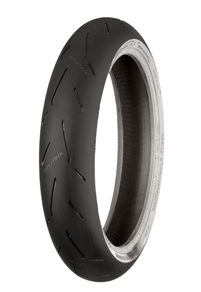 Continental ContiRaceAttack 2 Soft - 120/70 ZR17 M/C 58W TL Front