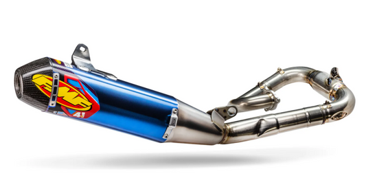 FMF Racing Yamaha YZ250F 20-22 / FX 21-23 Anodized Titanium Factory 4.1 RCT Full Sys w/Carbon Cap