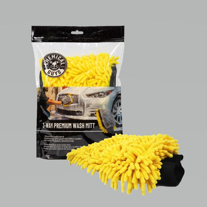 Chemical Guys Three-Way Premium Microfiber Wash Mitt