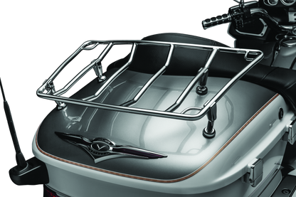 Kuryakyn Multi-Rack Adjustable Trunk Luggage Rack Chrome