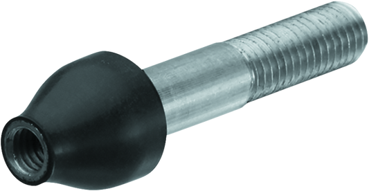 Kuryakyn Micro/Rhombus Replacement Rubber Adapter M8X40mm Threaded Stud Black