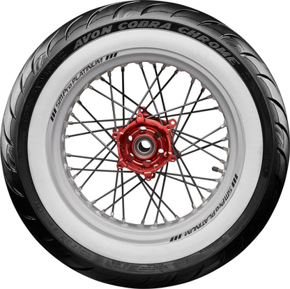 Avon Cobra Chrome AV92 White Sidewall Rear Tire - 170/80-15 83H