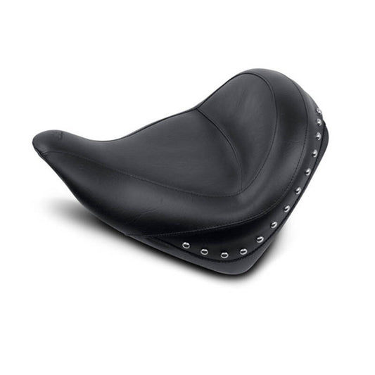 Mustang 10-21 Honda VT1300CX Fury Wide Touring Solo Seat w/Studs - Black