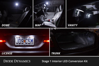 Diode Dynamics 07-11 Toyota Camry Interior LED Kit Cool White Stage 1