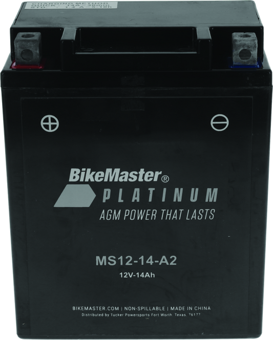 BikeMaster AGM Battery - MS12-14-A2