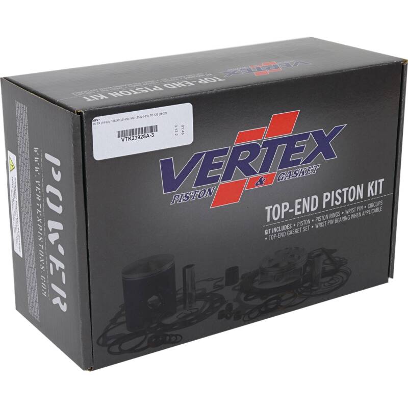 Vertex Piston 18-22 KTM 125 SX 125cc Top End Piston Kit