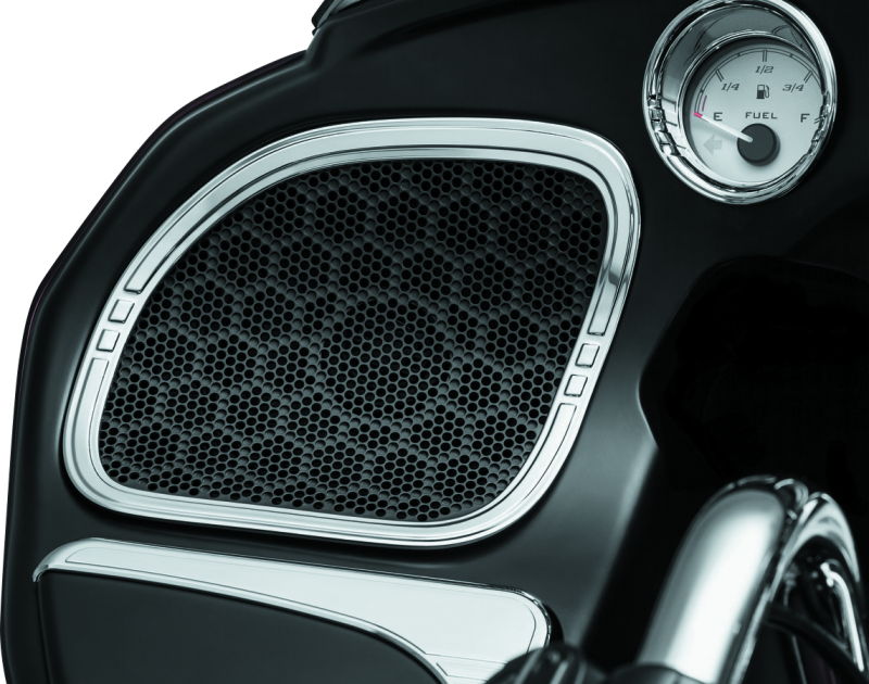 Kuryakyn Tri-Line Speaker Accents For Road Glide Chrome