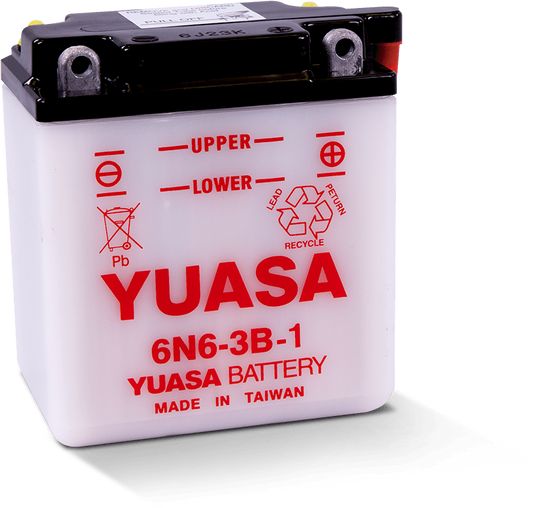 Yuasa 6N6-3B-1 Conventional 6 Volt Battery