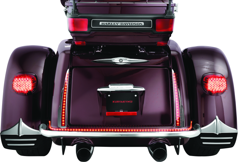 Kuryakyn Rear Mud Flaps For Trikes Chrome