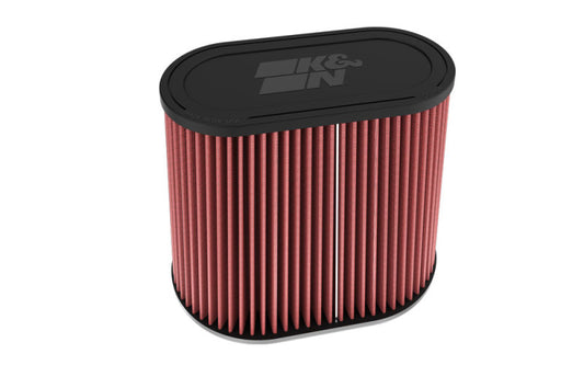 K&N Universal Clamp-On Air Filter 3in Dual Flange 9in x 6in Base 7.5in x 3.688in Top 7.5in Height