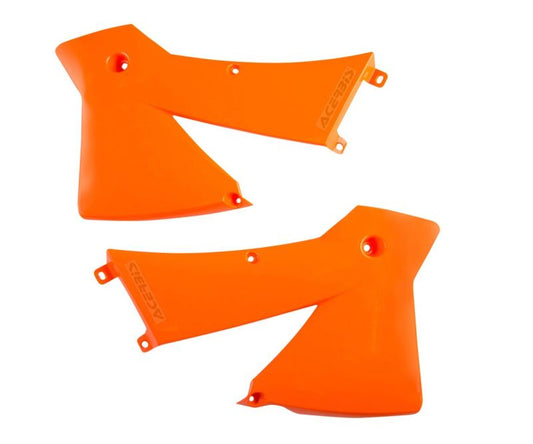 Acerbis 01-04 KTM SX/ EXC/MXC Radiator Shroud - Orange