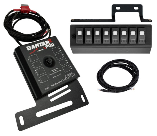 Spod 09-18 Jeep Wrangler JK BantamX w/ Amber LED Switch Panel