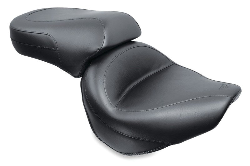 Mustang 98-16 Yamaha V-Star 650 Custom, 98-10 V-Star 650 Classic Touring 1PC Seat - Black