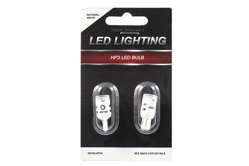 Diode Dynamics 194 LED Bulb HP3 LED Pure - White (Pair)