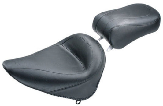 Mustang 84-06 Harley Standard Rear Tire Standard Touring Passenger Seat - Black