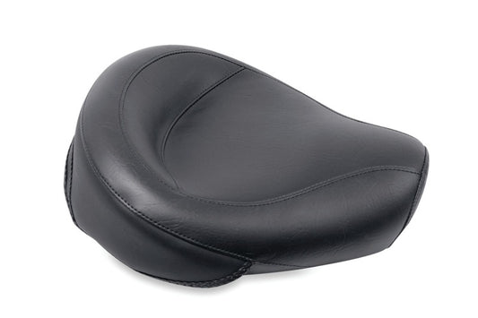 Mustang 82-03 Harley Sportster Wide Touring Solo Seat - Black